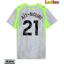 Manchester City Rayan Ait-Nouri #21 Replica Third Shirt Ladies 2025-26 Short Sleeve